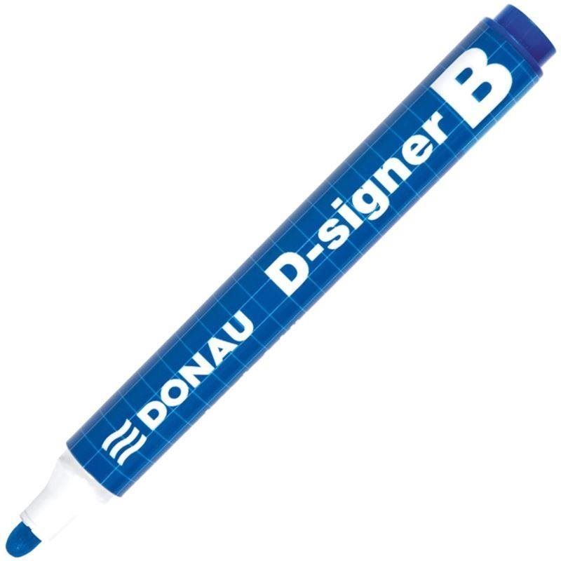 Popisovač DONAU D-SIGNER B 2-4 mm, modrý