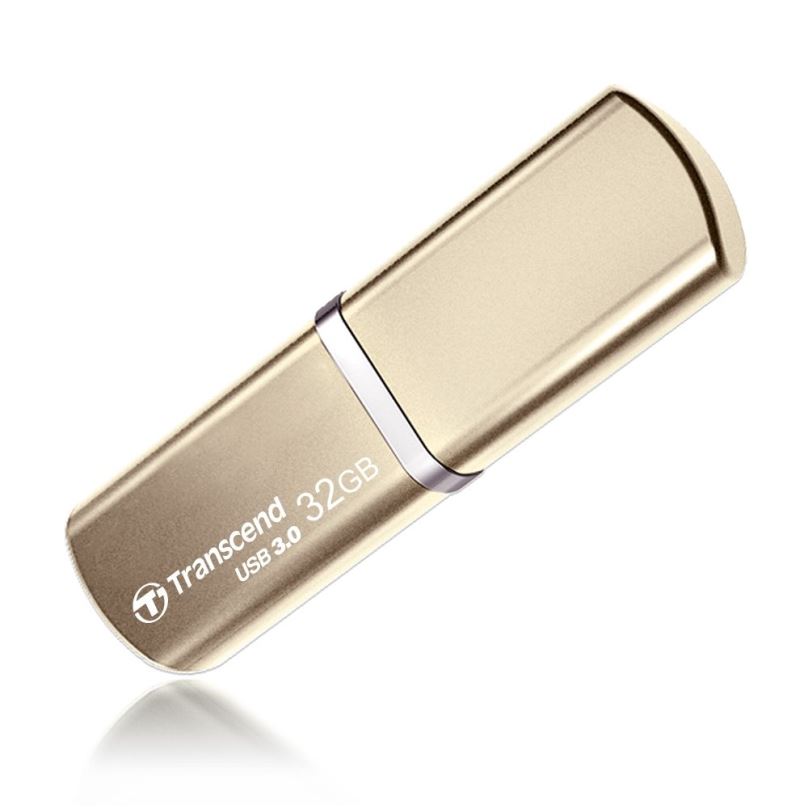 Flashdisk Transcend 32GB JetFlash 820, USB 3.0 flash disk, zlatý