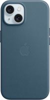 Kryt na mobil Apple iPhone 15 Kryt z tkaniny FineWoven s MagSafe tichomořsky modrý