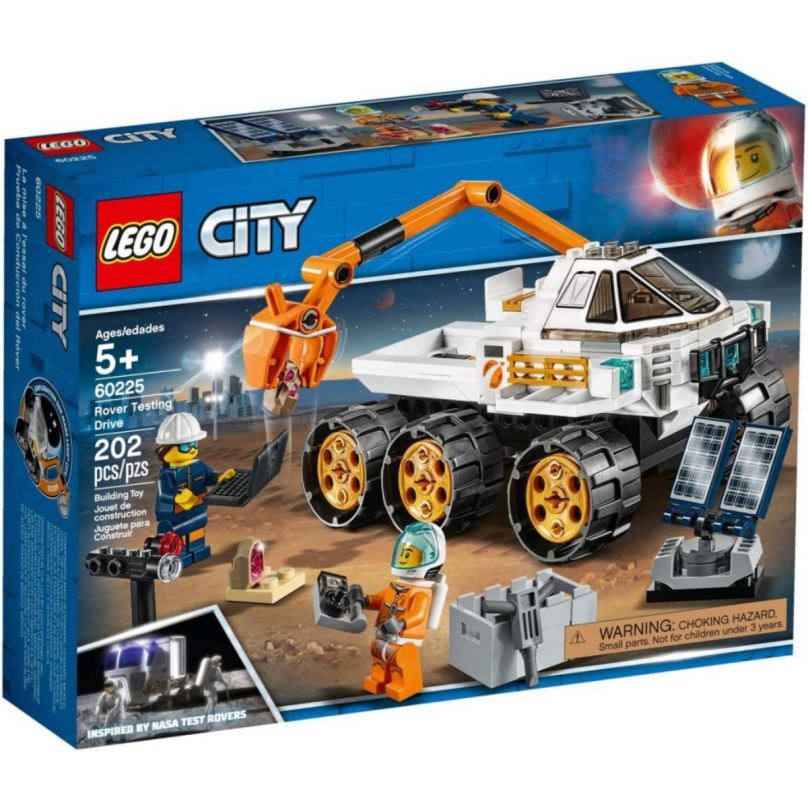 LEGO stavebnice LEGO City Space Port 60225 Testovací jízda kosmického vozítka