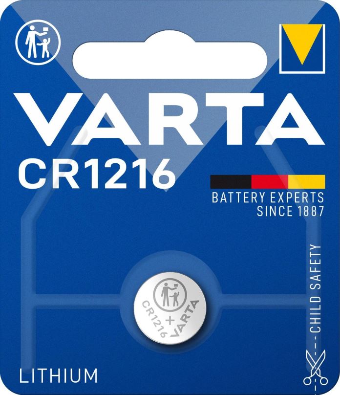 Knoflíková baterie VARTA speciální lithiová baterie CR1216 1ks