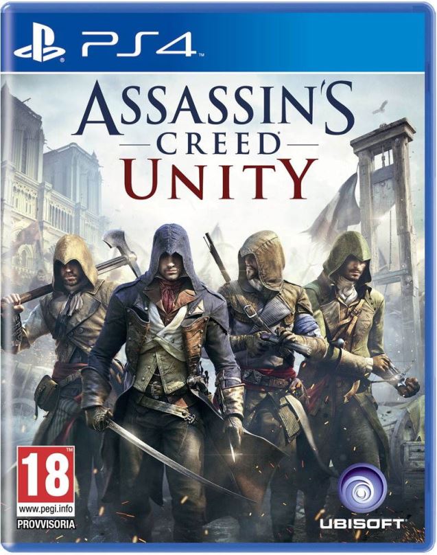 Hra na konzoli Assassins Creed: Unity - PS4