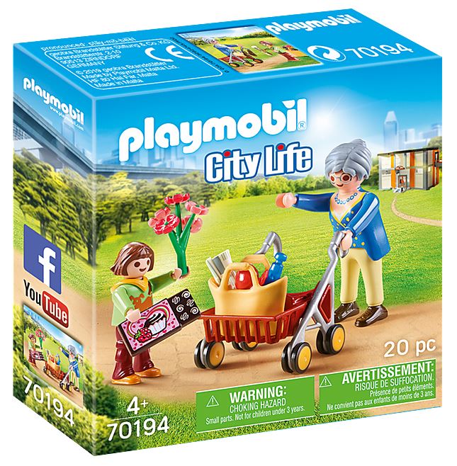 PLAYMOBIL® City Life 70194 Babička s chodítkem