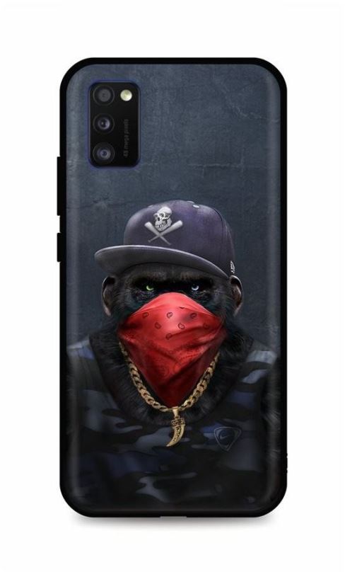 Kryt na mobil TopQ Samsung A41 silikon Monkey Gangster 52203