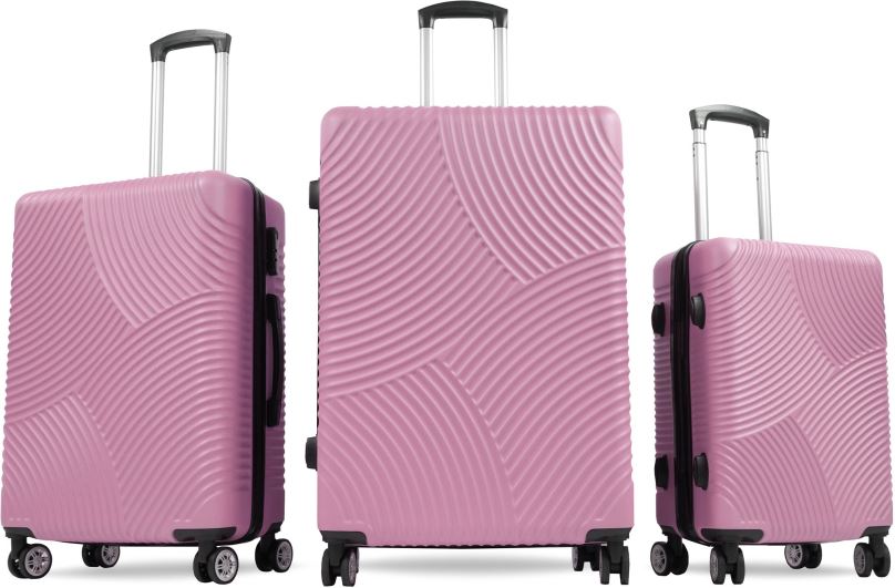 Sada kufrů Aga Travel Sada cestovních kufrů MR4654 Růžová