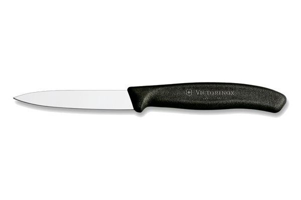 Kuchyňský nůž Victorinox nůž na zeleninu 8cm plast černý