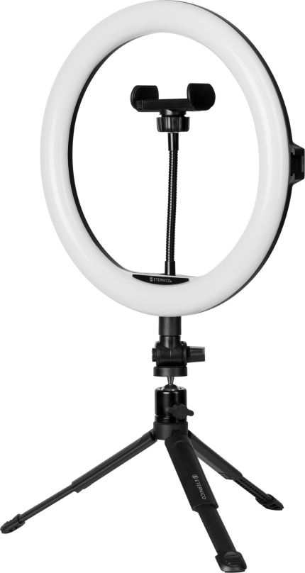 Foto světlo Eternico Mini Tripod T-10 černý + Eternico Ring Light 11" RGB