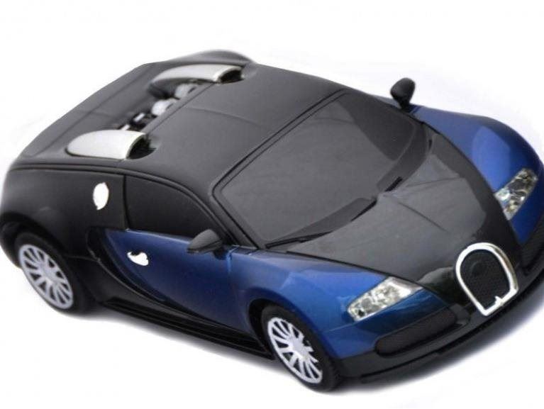 RC auto RC licence auta Bugatti Veyron 1:24 modrá