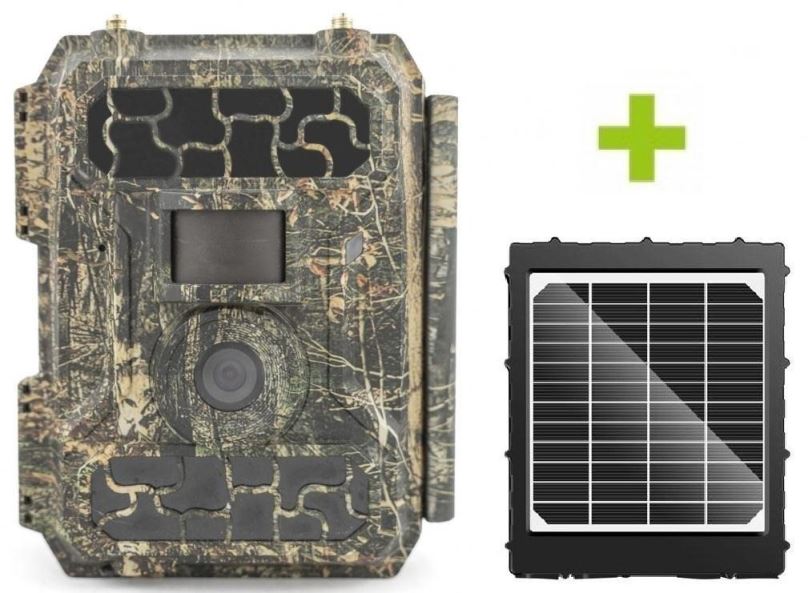 Fotopast OXE Panther 4G a solární panel + 32GB SD karta, SIM a 12ks baterií zdarma