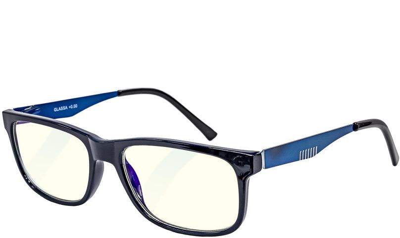 Brýle na počítač GLASSA Blue Light Blocking Glasses PCG 02, dioptrie: +0.50 modrá