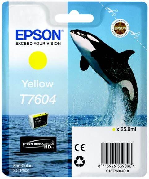 Cartridge Epson T7604 žlutá