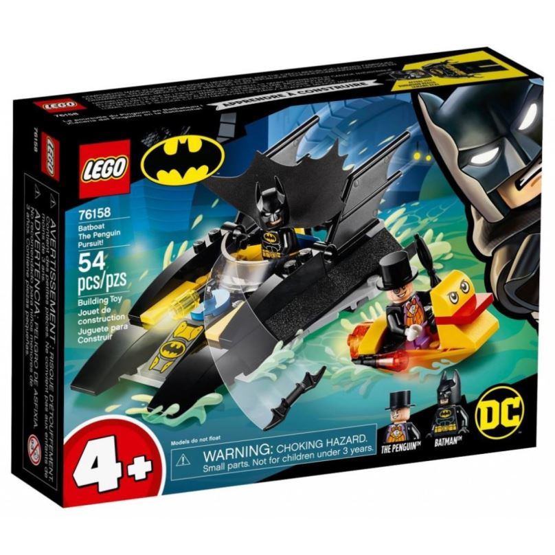 LEGO stavebnice LEGO Super Heroes 76158 Pronásledování Tučňáka v Batmanově lodi