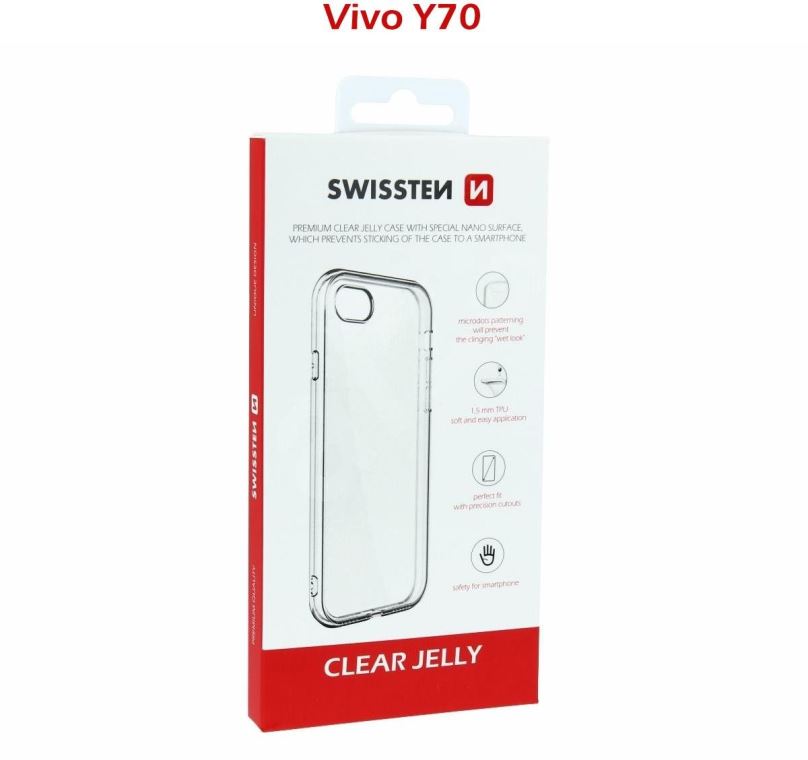 Kryt na mobil Swissten Clear Jelly pro Vivo Y70