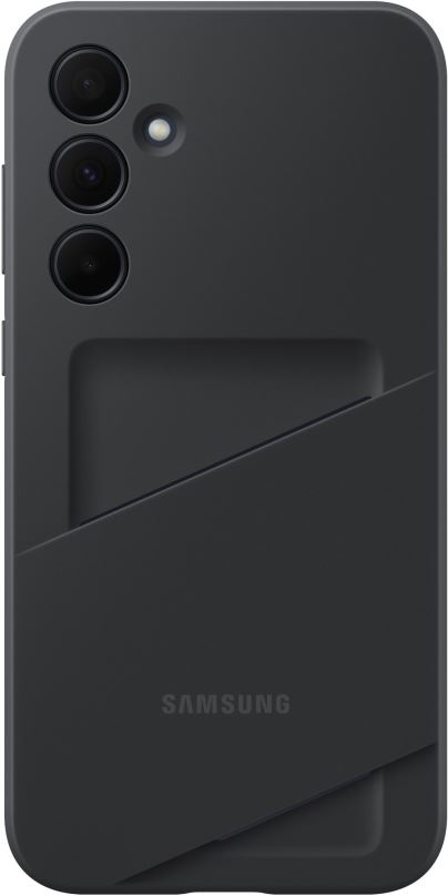 Kryt na mobil Samsung Galaxy A35 Zadní kryt s kapsou na kartu Black