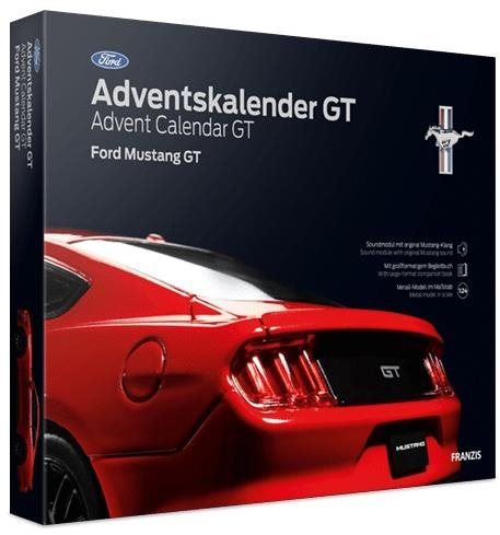 Adventní kalendář Franzis adventní kalendář Ford Mustang GT se zvukem 1:24