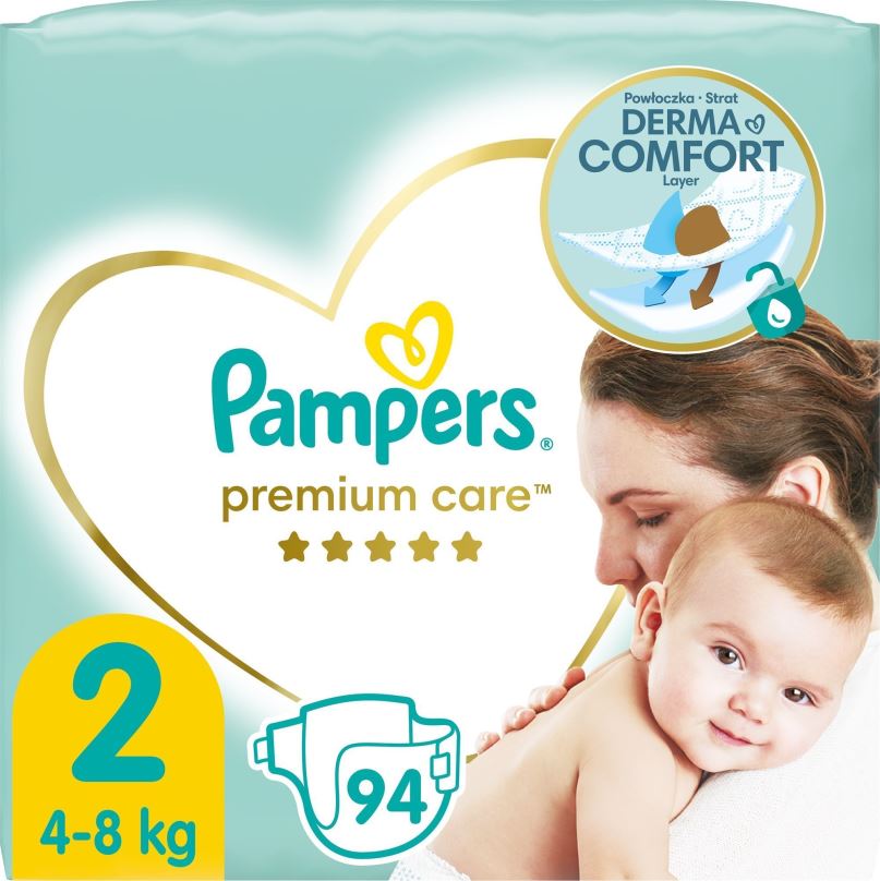 Jednorázové pleny PAMPERS Premium Care Mini vel. 2 (94 ks)