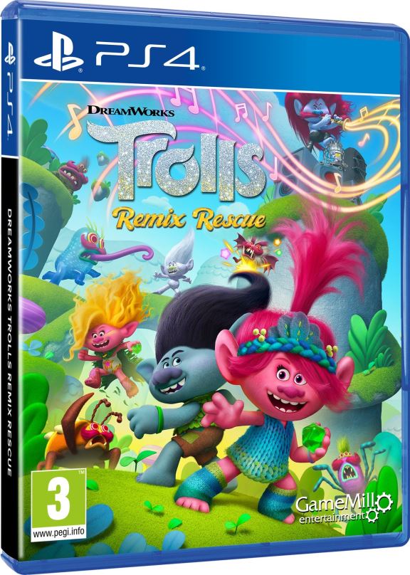 Hra na konzoli DreamWorks Trolls Remix Rescue - PS4