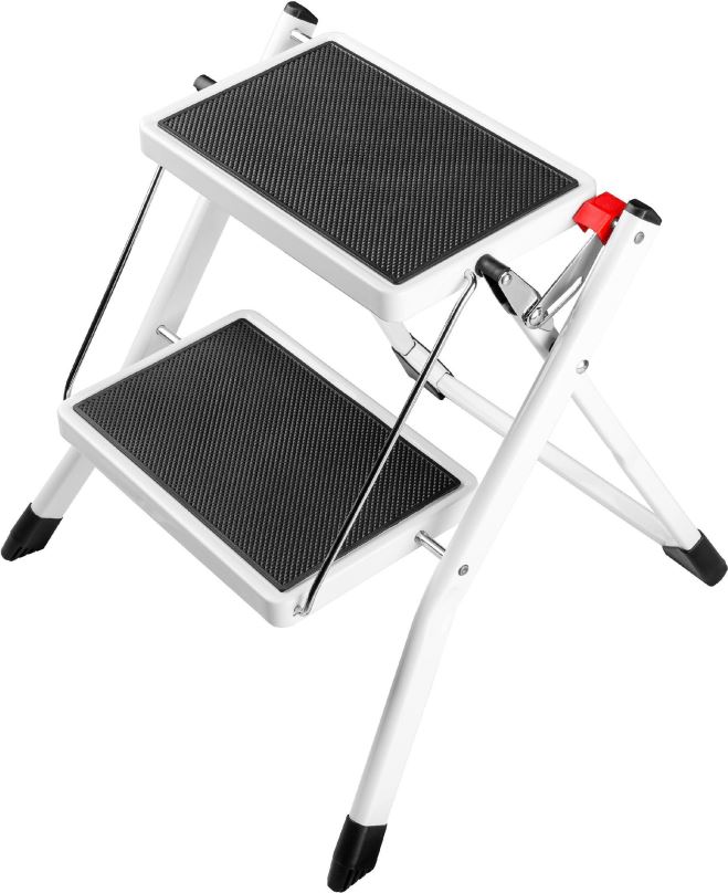 Schůdky VENBOS Schůdky ocelové MINI 2032 1x2 - bílé, 150kg