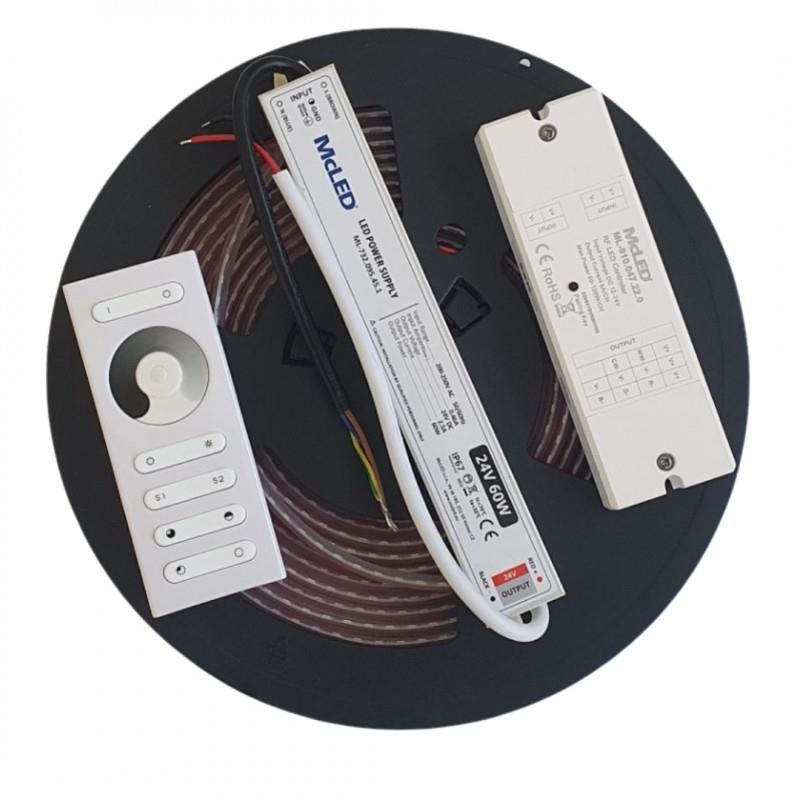 LED pásek McLED - sestava LED pásky do sauny UWW 2 m