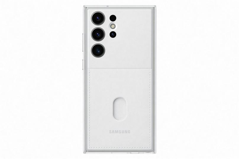 Kryt na mobil Samsung Galaxy S23 Ultra Ochranný kryt Frame bílý