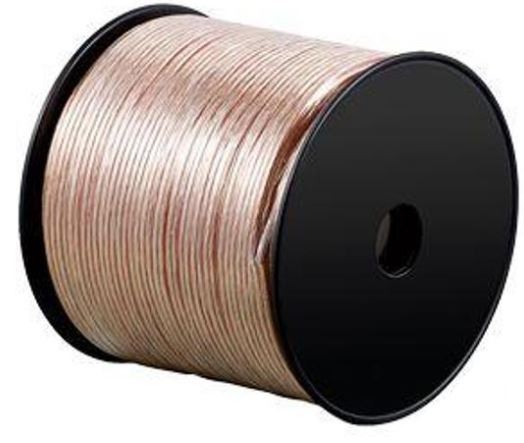 Reproduktorový kabel AQ 625 OFC 2 x 2,5 mm2 transparetní, metráž, cena za 1m