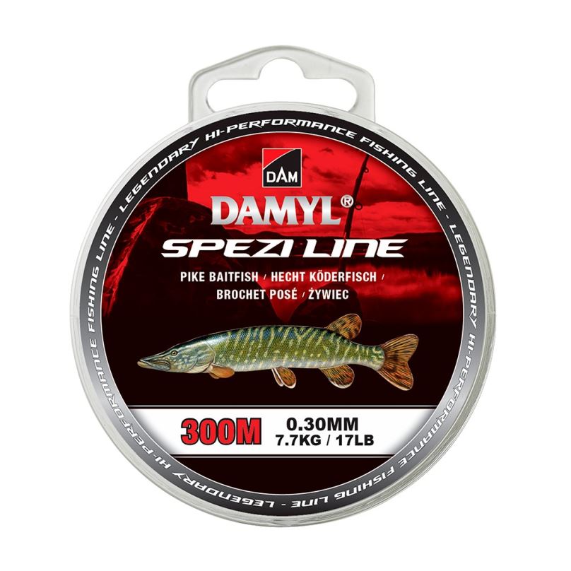 DAM Vlasec Damyl Spezi Line Pike Baitfish 300m 0,30mm 7,7kg