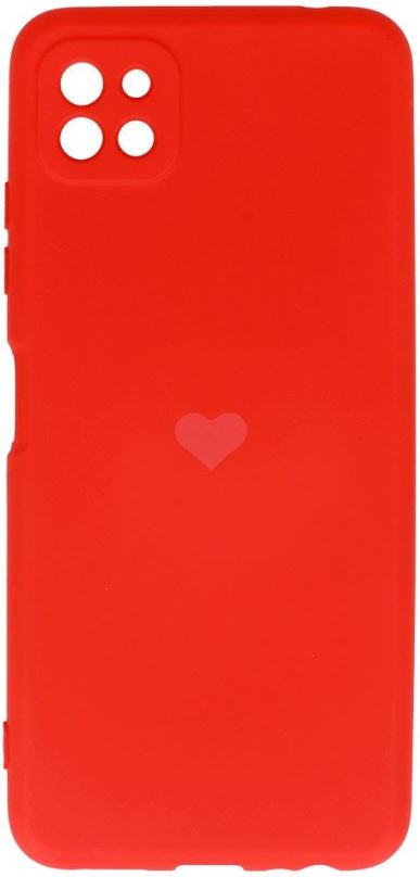 Kryt na mobil Vennus Valentýnské pouzdro Heart pro Samsung Galaxy A22 5G - červené