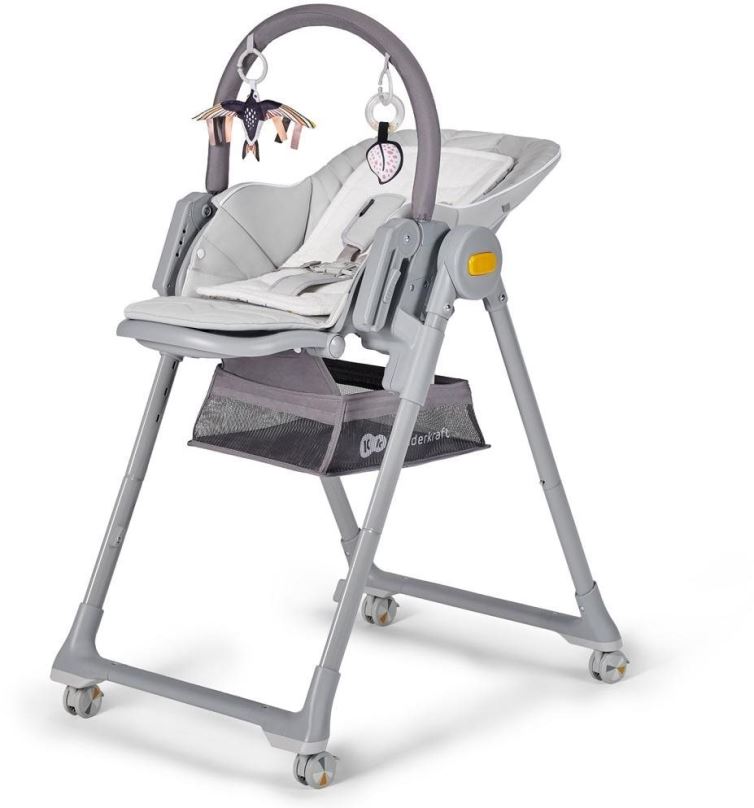 Jídelní židlička Kinderkraft Lastree Grey