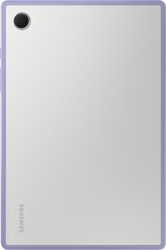 Pouzdro na tablet Samsung Galaxy Tab A8 10.5" (2021) Průhledný ochranný kryt fialový