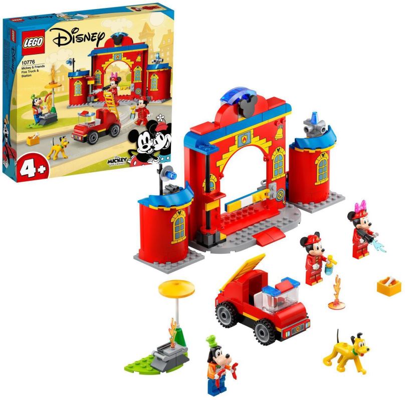 LEGO stavebnice LEGO® | Disney Mickey and Friends 10776 Hasičská stanice a auto Mickeyho a přátel