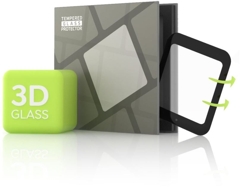 Ochranné sklo Tempered Glass Protector pro Xiaomi Mi Watch Lite - 3D GLASS, černé