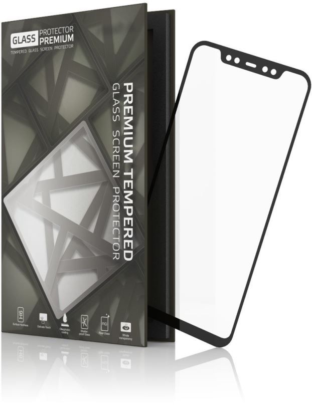 Ochranné sklo Tempered Glass Protector Rámečkové pro Xiaomi Mi 8 Černé