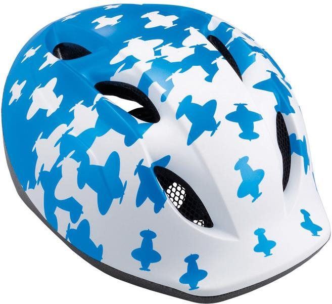 Helma na kolo MET přilba BUDDY dětská letadla/modrá/bílá matná S/M