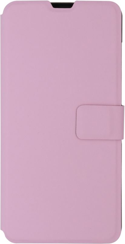 Pouzdro na mobil iWill Book PU Leather Case pro Xiaomi Redmi Note 9 Pink