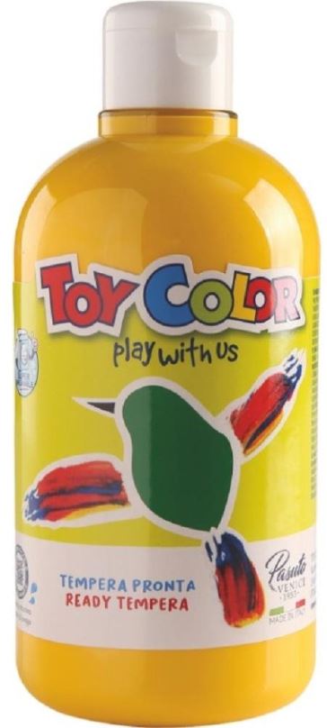 Tempery Temperová barva Toy color 500ml - tm. žlutá