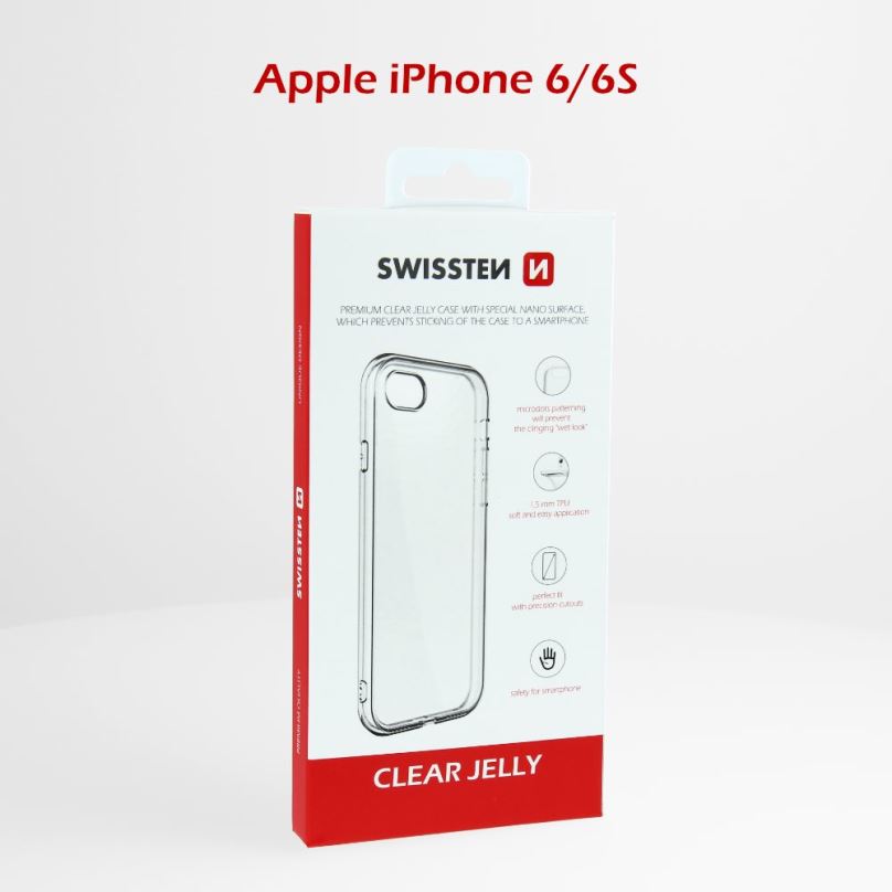 Kryt na mobil Swissten Clear Jelly pro Apple iPhone 6/6S