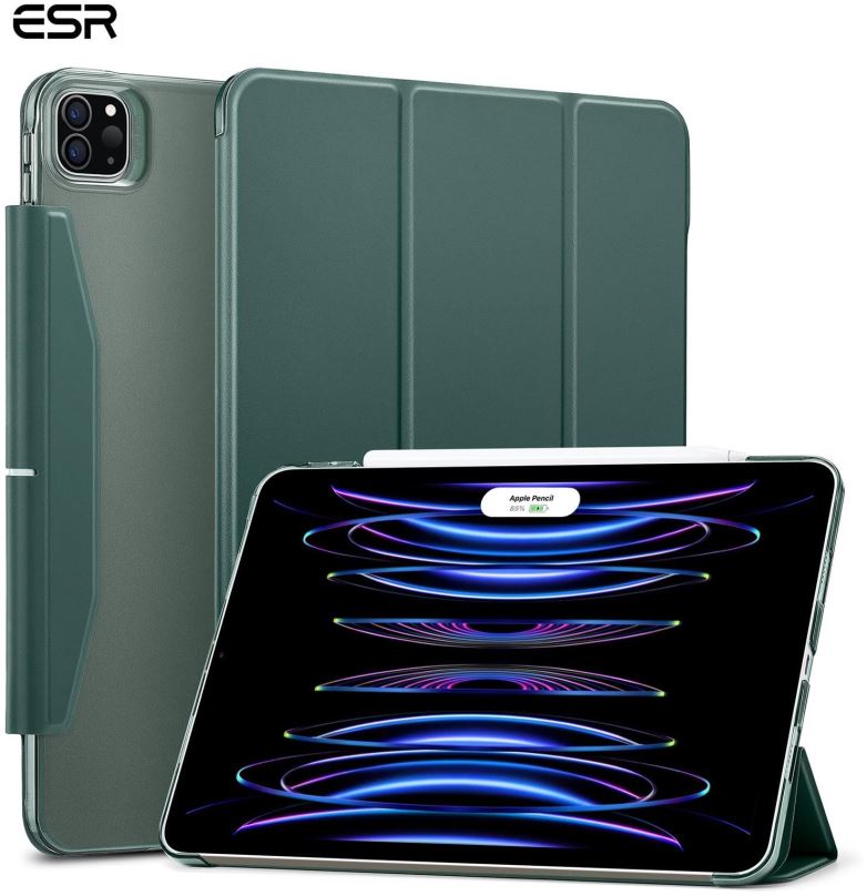 Pouzdro na tablet ESR Ascend Trifold Case Forest Green iPad Pro 11" (2022/2021)