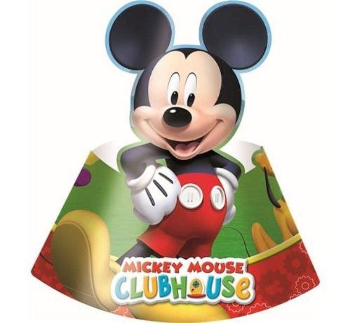 Doplněk ke kostýmu Kloboučky myšák mickey mouse - 6 ks