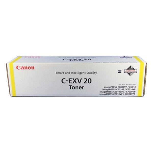 Canon originální toner CEXV20, yellow, 35000str., 0439B002, Canon iP-C7000VP, O