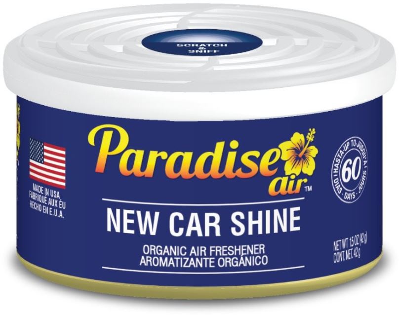 Vůně do auta Paradise Air Organic Air Freshener, vůně Nové auto