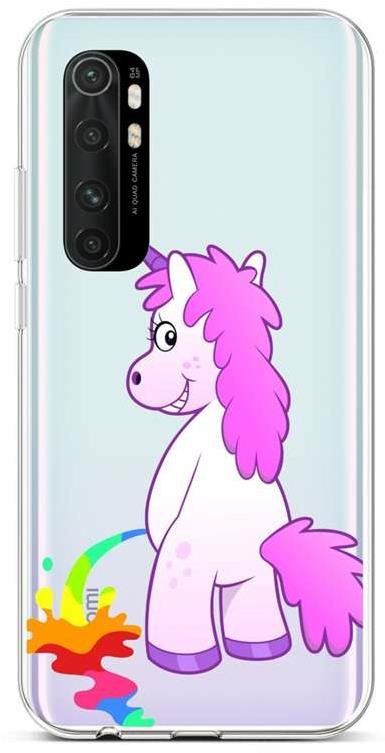 Kryt na mobil TopQ Xiaomi Mi Note 10 Lite silikon Rude Unicorn 57839