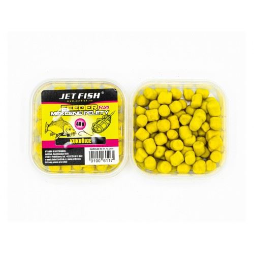 Jet Fish Fluo měkčené pelety Kukuřice 40g