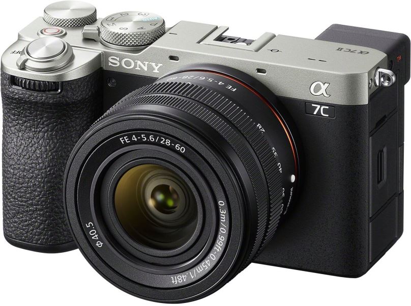 Digitální fotoaparát Sony Alpha A7C II + FE 28-60mm f/4-5.6 stříbrný