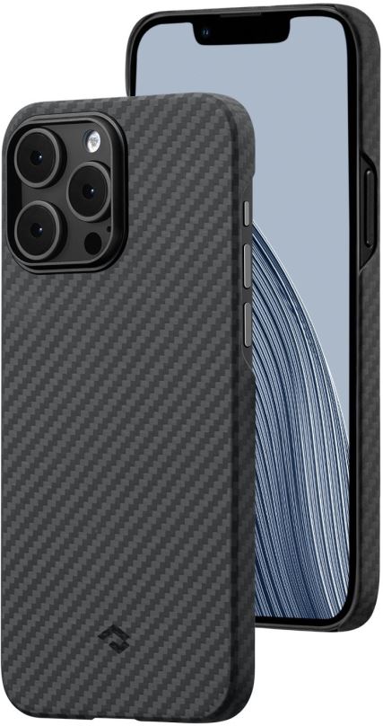 Kryt na mobil Pitaka MagEZ 3 1500D Black/Grey iPhone 14 Pro