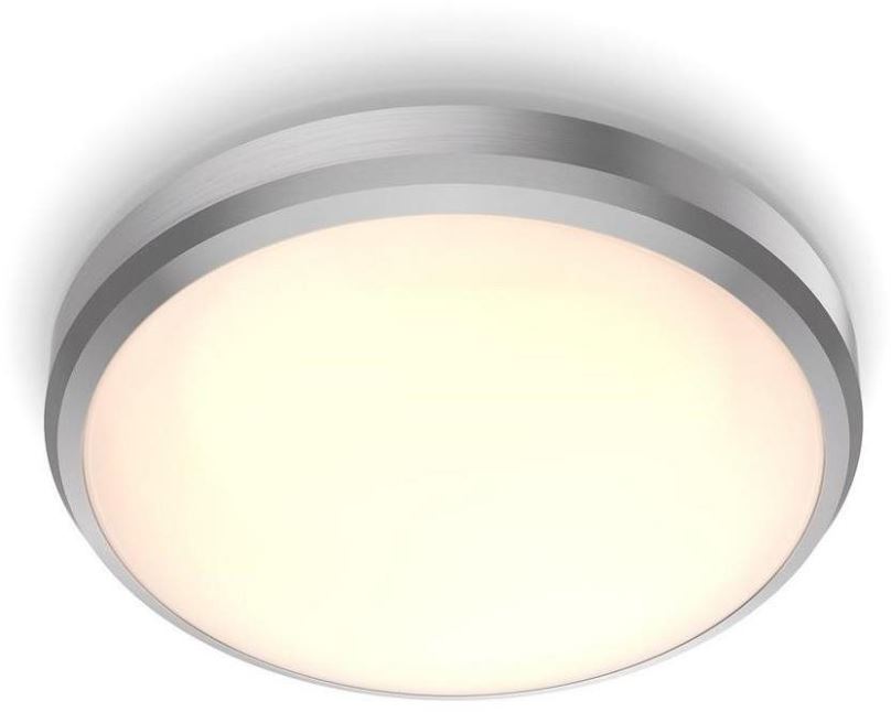 Philips Doris CL257 LED koupelnové stropní svítidlo 1x17W | 1500lm | 2700K | IP44 - ochrana EyeComfort, nikl