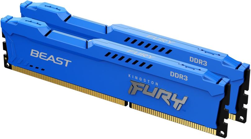 Operační paměť Kingston FURY 8GB KIT DDR3 1600MHz CL10 Beast Blue