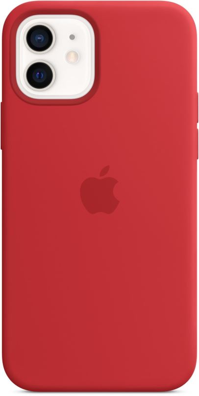 Kryt na mobil Apple iPhone 12 a 12 Pro Silikonový kryt s MagSafe (PRODUCT)RED