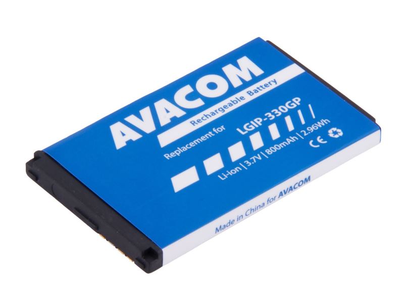 Baterie pro mobilní telefon AVACOM pro LG KF300 Li-Ion 3.7V 800mAh (náhrada LGIP-330GP)