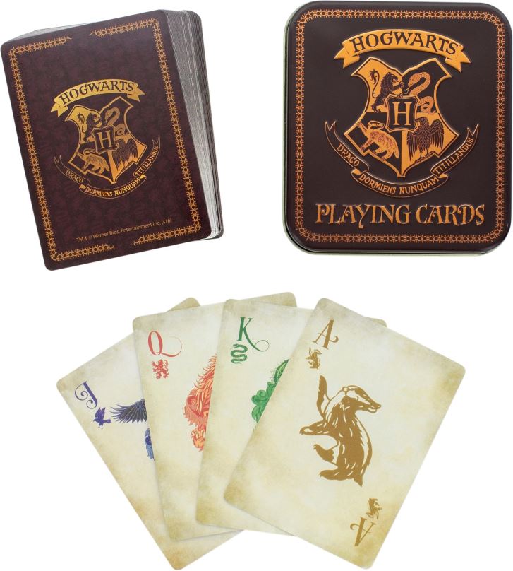 Sběratelské karty Harry Potter hrací karty