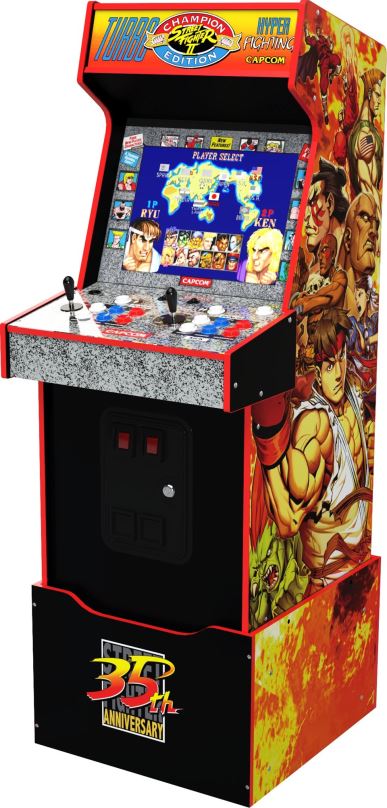 Arkádový automat Arcade1up Street Fighter Legacy 14-in-1 Wifi Enabled